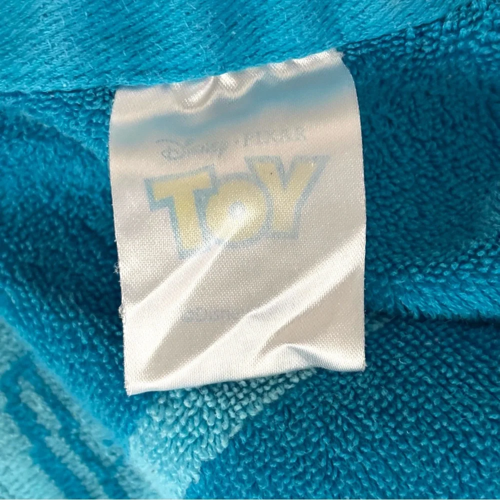 Disney Toy Story Embroidered Beach Towel Woody Buzz Pixar Blue Aliens Bath